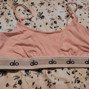 ALO Yoga -Icon Cami Bra-Powder Pink